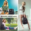 Рюкзак BRAUBERG PODIUM женский, карман-анивор, нейлон, черный, 32х26х15 см, 270815 - фото 2651116