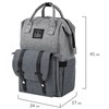 Рюкзак для мамы BRAUBERG MOMMY, крепления для коляски, термокарманы, серый, 41x24x17 см, 270818 - фото 2652098