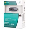 Веб-камера LOGITECH C270, 1/3 Мпикс., микрофон, USB 2.0, черная, регулируемый крепеж - фото 2654132