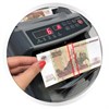 Счетчик банкнот CASSIDA 5550 UV DL, 1000 банкнот/мин, УФ-детекция, фасовка - фото 2654169