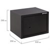 Сейф мебельный BRABIX "SF-230KL", 230х310х250 мм, ключевой замок, черный, 291146, S103BR211514 - фото 2654473