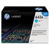 Картридж лазерный HP (Q5951A) ColorLaserJet 4700, №643A, голубой, оригинальный, ресурс 10000 страниц - фото 2655526