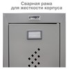 Шкаф (секция без стенки) металлический для одежды BRABIX "LK 01-30", УСИЛЕННЫЙ, 1830х300х500 мм, 291128, S230BR402102 - фото 2655563