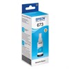 Чернила EPSON 673 (T6732) для СНПЧ Epson L800/L805/L810/L850/L1800, голубые, ОРИГИНАЛЬНЫЕ, C13T67324A/298 - фото 2655846