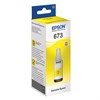 Чернила EPSON 673 (T6734) для СНПЧ Epson L800/L805/L810/L850/L1800, желтые, ОРИГИНАЛЬНЫЕ, C13T67344A/498 - фото 2655850