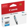 Картридж струйный CANON (CLI-481C) для PIXMA TS704/TS6140, голубой, ресурс 257 страниц, оригинальный, 2098C001 - фото 2658067