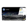 Картридж лазерный HP (CF532A) LaserJet Pro M180/M181, №205A, желтый, оригинальный, ресурс 900 страниц - фото 2658251