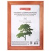 Рамка 15х20 см, дерево, багет 18 мм, BRAUBERG "Pinewood", красное дерево, стекло, подставка, 391217 - фото 2659601