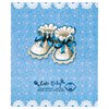 Фотоальбом BRAUBERG "Baby shoes" на 200 фото 10х15 см, твердая обложка, термосклейка, голубой, 39114, 391147 - фото 2660233