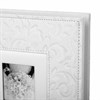 Фотоальбом BRAUBERG свадебный, 20 магнитных листов 30х32 см, обложка под фактурную кожу, на кольцах, белый, 390691 - фото 2661473