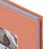 Фотоальбом BRAUBERG "Персик" на 200 фото 10х15 см, ткань, персиковый, 391190 - фото 2661642
