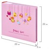 Фотоальбом BRAUBERG "Baby Girl" на 200 фото 10х15 см, твердая обложка, бумажные страницы, бокс, розовый, 391143 - фото 2662720