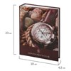Фотоальбом BRAUBERG на 200 фотографий 10х15 см, твердая обложка, "Часы", коричневый, 390667 - фото 2662762