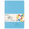 Тетрадь 48 л. в точку обложка кожзам SoftTouch, сшивка, A5 (147х210мм), ГОЛУБОЙ, BRAUBERG RAINBOW, 403883 - фото 2662977