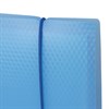 Тетрадь на кольцах А5 175х220 мм, 120 л., пластик, клетка, с резинкой, BRAUBERG, синяя, 403567 - фото 2664722