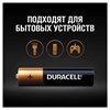Батарейки КОМПЛЕКТ 4 шт., DURACELL Basic, AAA (LR03, 24А), алкалиновые, мизинчиковые, блистер, MN 2400 AAA LR3 - фото 2668365