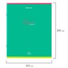 Тетрадь А5 48 л. BRAUBERG скоба, линия, обложка картон, "Magical Colors" (микс в спайке), 404385 - фото 2669078