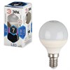 Лампа светодиодная ЭРА, 7 (60) Вт, цоколь E14, шар, нейтральный белый свет, 30000 ч., LED smdP45-7w-840-E14 - фото 2669645