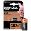 Батарейка DURACELL Ultra CR2, Lithium, 1 шт., в блистере, 3 В, 75054620 - фото 2669768