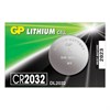 Батарейка GP Lithium, CR2032, литиевая, 1 шт., в блистере (отрывной блок), CR2032-7C5, CR2032-7CR5 - фото 2669833