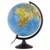 Глобус физический/политический Globen Классик, диаметр 320 мм, с подсветкой, рельефный, К013200223 - фото 2669929