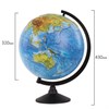 Глобус физический Globen Классик, диаметр 320 мм рельефный, К013200219 - фото 2670652