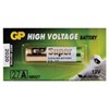 Батарейка GP High Voltage, 27 A, алкалиновая, для сигнализаций, 1 шт., в блистере (отрывной блок), 27AFRA-2C5 - фото 2670703