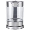 Чайник KITFORT КТ-617, 1,5 л, 2200 Вт, закрытый нагревательный элемент, стекло, серебристый, KT-617 - фото 2671768