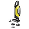 Пылесос KARCHER (КЕРХЕР) VC5 вертикальный, с контейнером, мощность 500 Вт, желтый/черный, 1.349-105.0 - фото 2671944