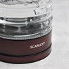 Чайник SCARLETT SC-EK27G97, 1,7 л, 2200 Вт, закрытый нагревательный элемент, стекло, коричневый - фото 2672074