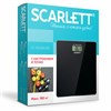 Весы напольные SCARLETT SC-BS33E036, электронные, вес до 180 кг, квадратные, стекло, черные - фото 2672093