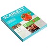 Весы кухонные SCARLETT SC-KS57P38 "Помидор", электронный дисплей, max вес 5 кг, тарокомпенсация, стекло - фото 2672484