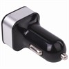 Зарядное устройство автомобильное SONNEN, 2 порта USB, выходной ток 2,1 А, черное-белое, 454796 - фото 2672523