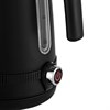 Чайник KITFORT КТ-6121-1, 1,7 л, 2200 Вт, закрытый нагревательный элемент, LED-дисплей, ТЕРМОРЕГУЛЯТОР, сталь, черный - фото 2673049