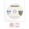 Диск CD-R SONNEN, 700 Mb, 52x, бумажный конверт (1 штука), 512573 - фото 2674899