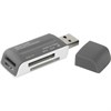 Картридер DEFENDER Ultra Swift, USB 2.0, порты SD, MMC, TF, M2, XD, MS, 83260 - фото 2674902
