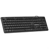 Клавиатура проводная DEFENDER Element HB-520, USB, 104 клавиши + 3 дополнительные клавиши, черная, 45522 - фото 2674934