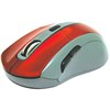 Мышь беспроводная DEFENDER ACCURA MM-965, USB, 5 кнопок + 1 колесо-кнопка, оптическая, красно-серая, 52966 - фото 2674945