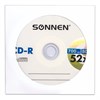 Диск CD-R SONNEN, 700 Mb, 52x, бумажный конверт (1 штука), 512573 - фото 2675160