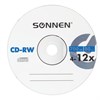 Диски CD-RW SONNEN 700 Mb 4-12x Bulk (термоусадка без шпиля), КОМПЛЕКТ 50 шт., 512578 - фото 2675246
