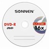 Диски DVD-R SONNEN 4,7 Gb 16x Bulk (термоусадка без шпиля), КОМПЛЕКТ 50 шт., 512574 - фото 2675302