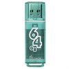 Флеш-диск 64 GB SMARTBUY Glossy USB 2.0, зеленый, SB64GBGS-G - фото 2675532