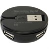 Хаб DEFENDER Quadro Light, USB 2.0, 4 порта, 83201 - фото 2675572