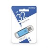 Флеш-диск 32 GB, SMARTBUY V-Cut, USB 2.0, металлический корпус, синий, SB32GBVC-B - фото 2675721