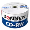 Диски CD-RW SONNEN 700 Mb 4-12x Bulk (термоусадка без шпиля), КОМПЛЕКТ 50 шт., 512578 - фото 2675726