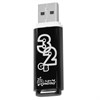 Флеш-диск 32 GB, SMARTBUY Glossy, USB 2.0, черный, SB32GBGS-K - фото 2675817