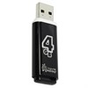 Флеш-диск 4 GB, SMARTBUY Glossy, USB 2.0, черный, SB4GBGS-K - фото 2675826