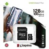 Карта памяти microSDXC 128 GB KINGSTON Canvas Select Plus UHS-I U1,100 Мб/с (class 10), адаптер, SDCS2/128 GB, SDCS2/128GB - фото 2675997