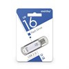 Флеш-диск 16 GB, SMARTBUY V-Cut, USB 2.0, металлический корпус, серебристый, SB16GBVC-S - фото 2676002