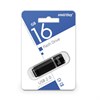 Флеш-диск 16 GB, SMARTBUY Quartz, USB 2.0, черный, SB16GBQZ-K - фото 2676090